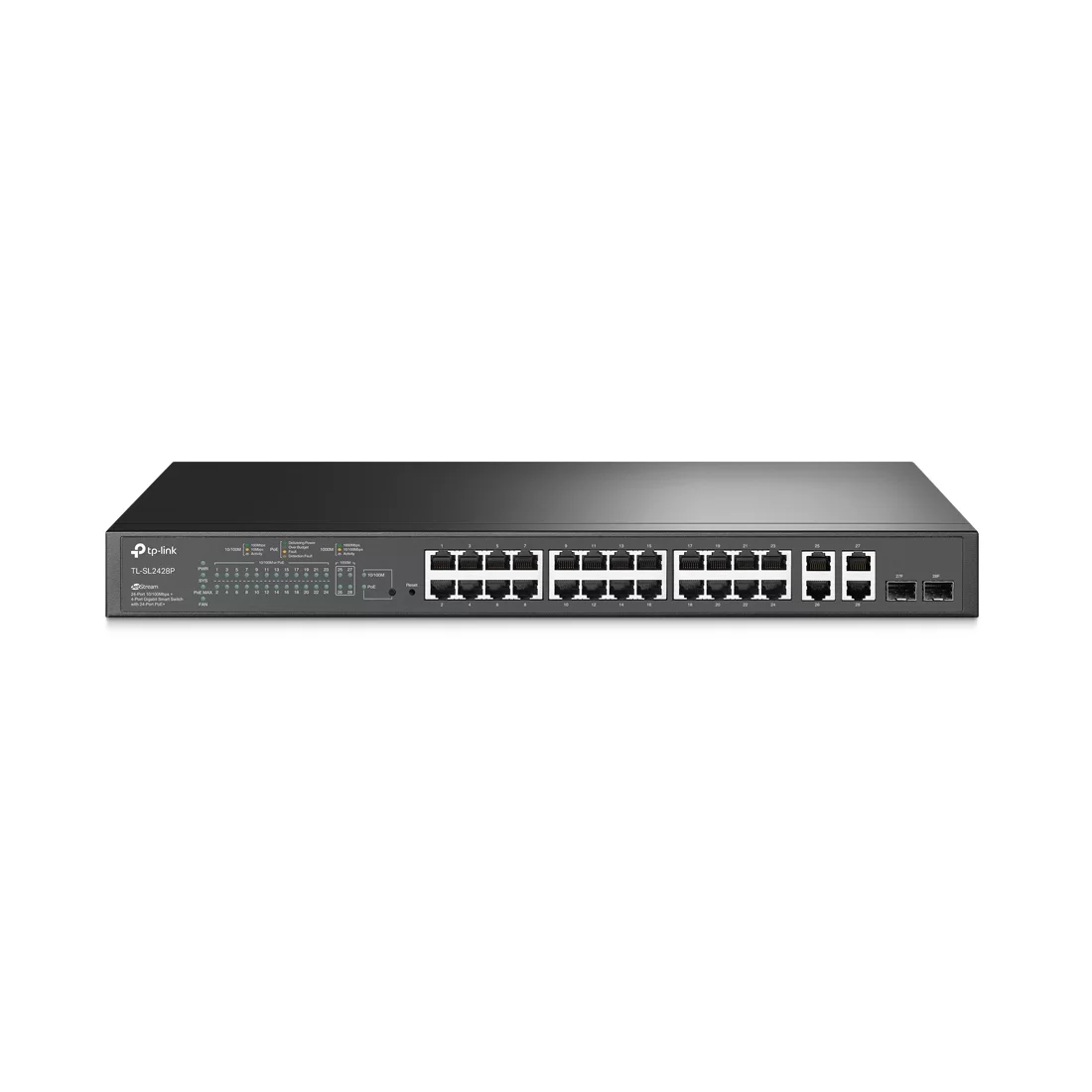 Коммутатор TP-Link SL2428P, 24 порта 1 Гбит/с, 2×SFP, управляемый L3 – купить недорого с доставкой по Алматы и Казахстану