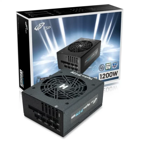 БП FSP Hydro PTM PRO ATX3.0,HPT2-1200M Gen5, 1200W, 80 PLUS Platinum, Full Modular, ATX12V V3.0, PCIe 5.0, Black, Retail — купить в Казахстане | neom.kz