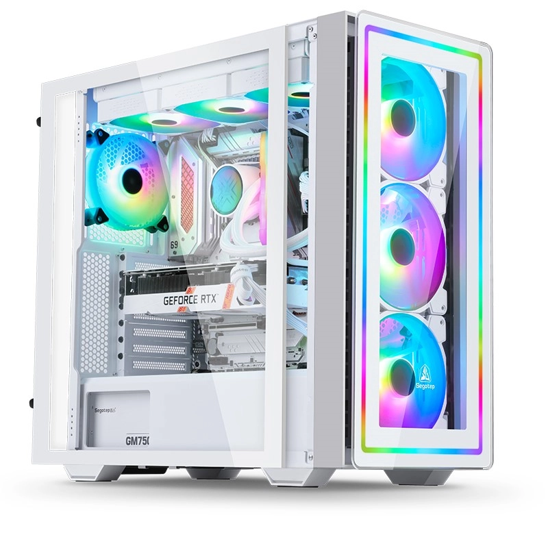 Корпус SEGOTEP Gank360 RGB, без вентиляторов, 478*221*488, без БП