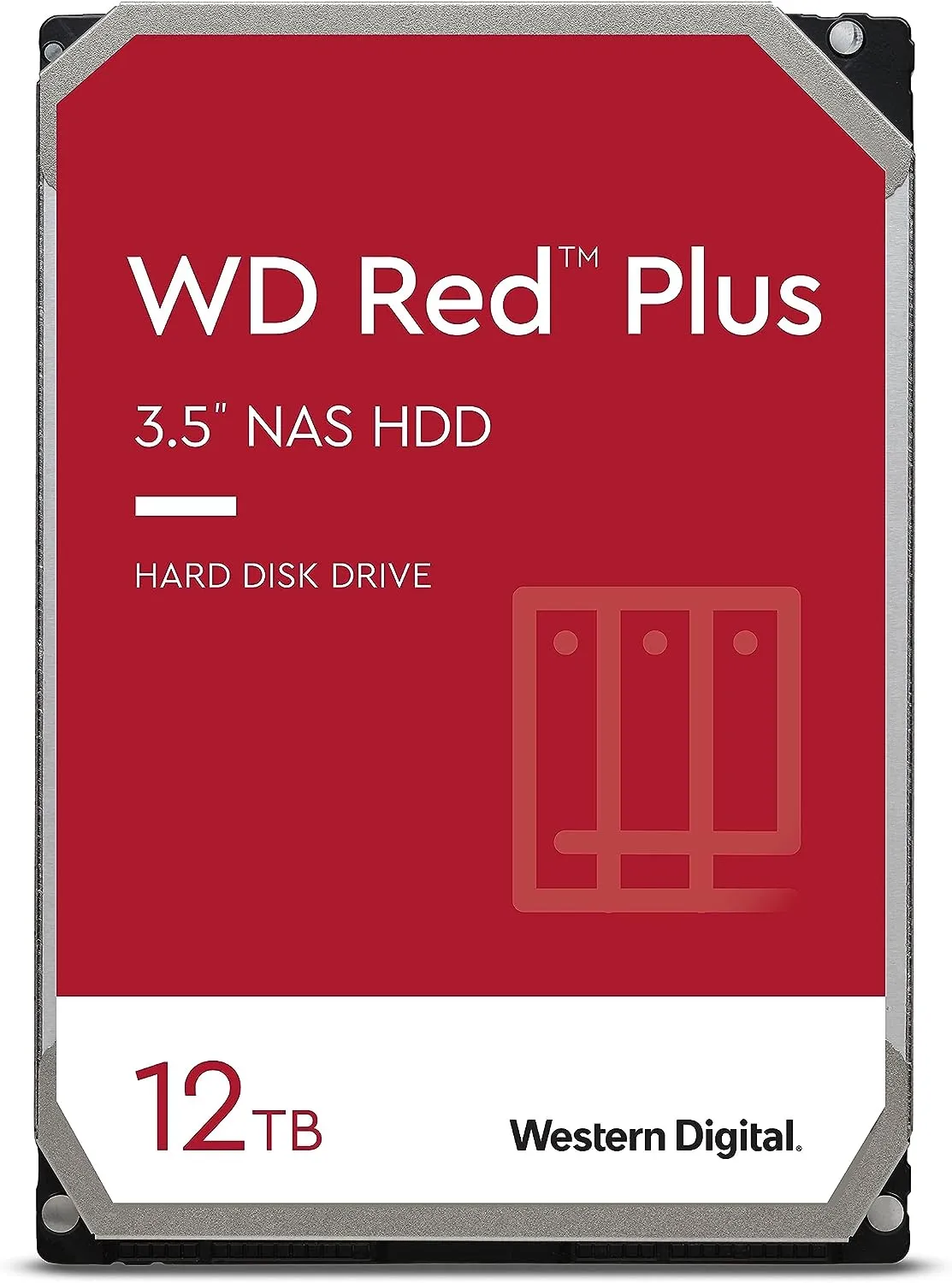 Жесткий диск для NAS систем HDD 12Tb Western Digital RED Plus SATA6Gb/s 3.5" 256Mb 7200rpm WD120EFBX – купить недорого с доставкой по Алматы и Казахстану