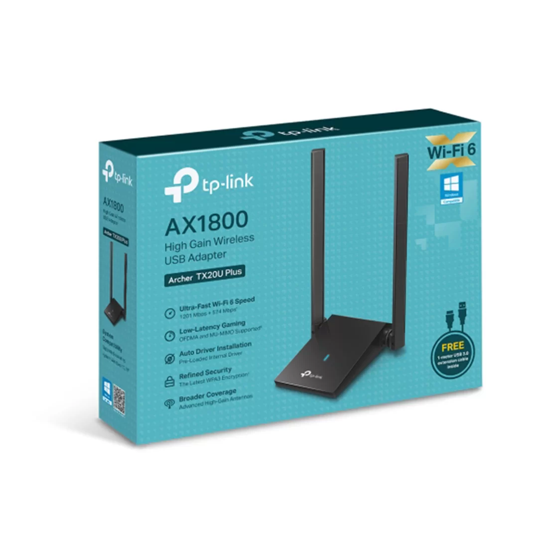 Сетевой USB адаптер TP-Link Archer TX20U Plus – купить недорого с доставкой по Алматы и Казахстану