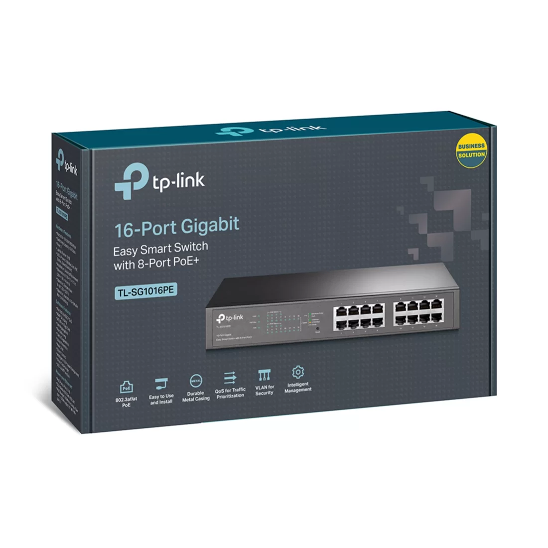 Коммутатор TP-Link TL-SG1016PE, 16 портов 1 Гбит/с, PoE+, Smart – купить недорого с доставкой по Алматы и Казахстану