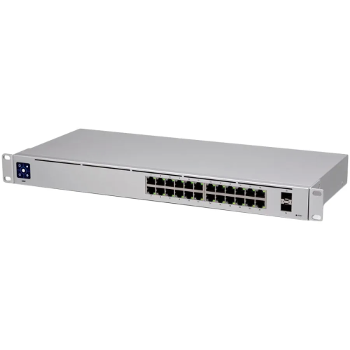 Коммутатор Ubiquiti USW-24-EU, 24 порта 1 Гбит/с, 2×SFP, управляемый L2 — купить в Казахстане | neom.kz
