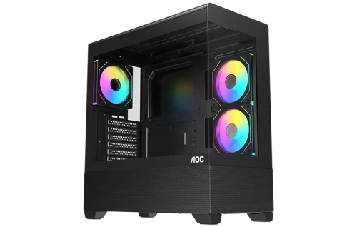 Корпус AOC CG393B 3F, Midi Tower, черный