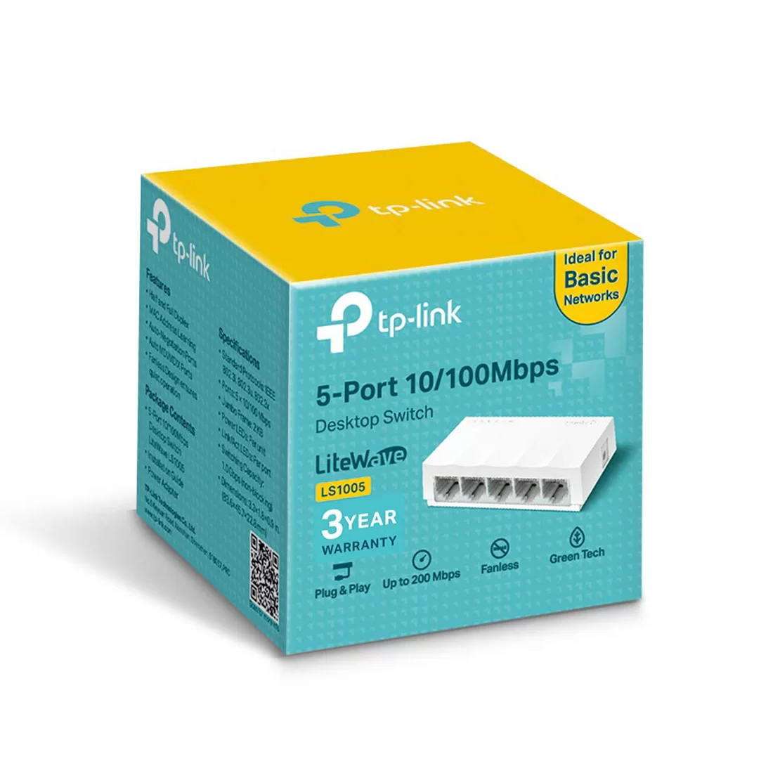 Коммутатор TP-Link LS1005 – купить недорого с доставкой по Алматы и Казахстану фото 3