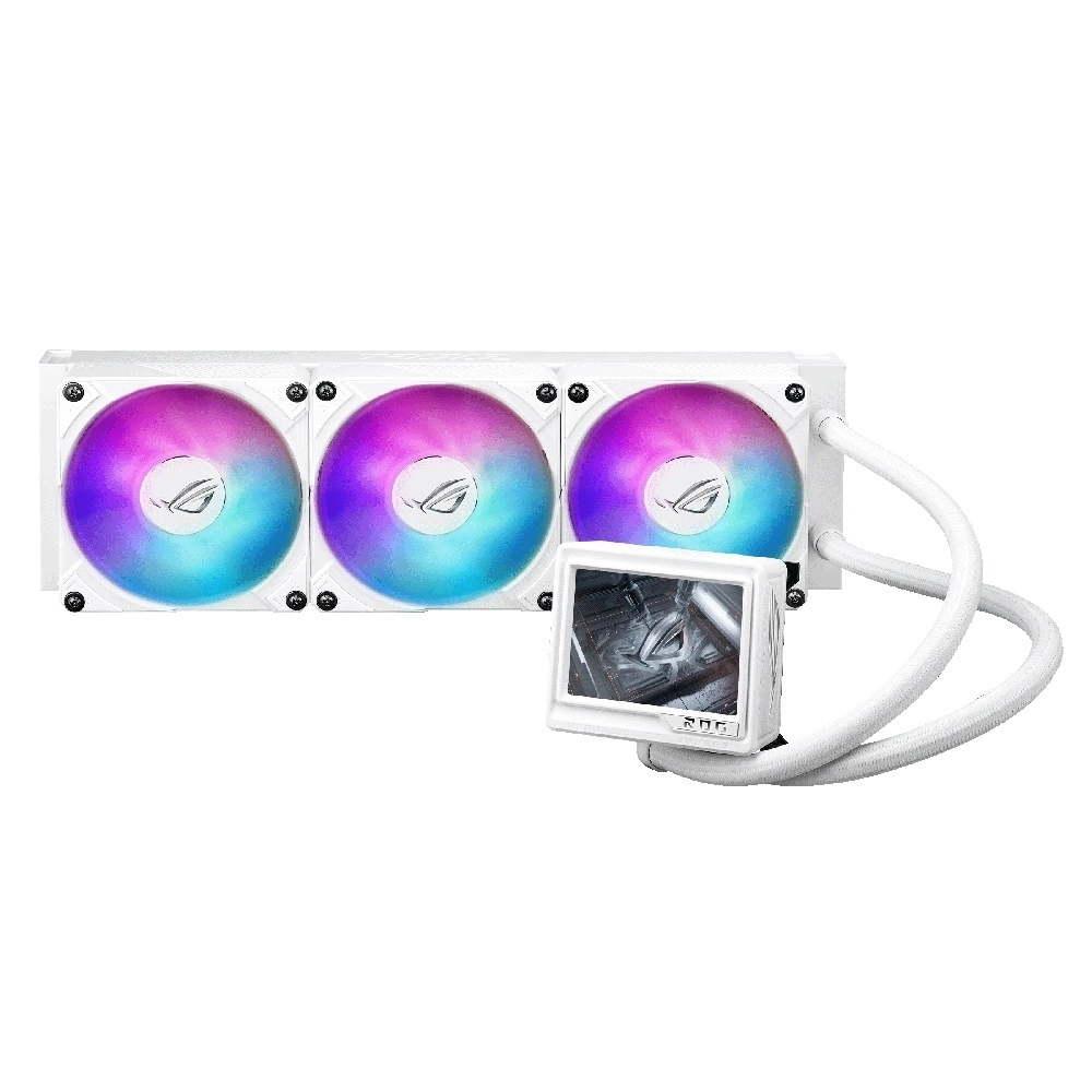Система водяного охлаждения Asus ROG Ryujin III 360 ARGB Extreme White Edition 360 мм – купить недорого с доставкой по Алматы и Казахстану фото 2