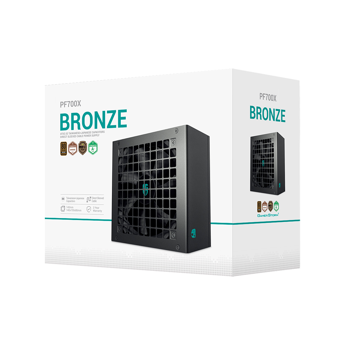 Блок питания GamerStorm PF700X 700W 80 PLUS Bronze (R-PF700X-HD0B-WGEU) – купить недорого с доставкой по Алматы и Казахстану
