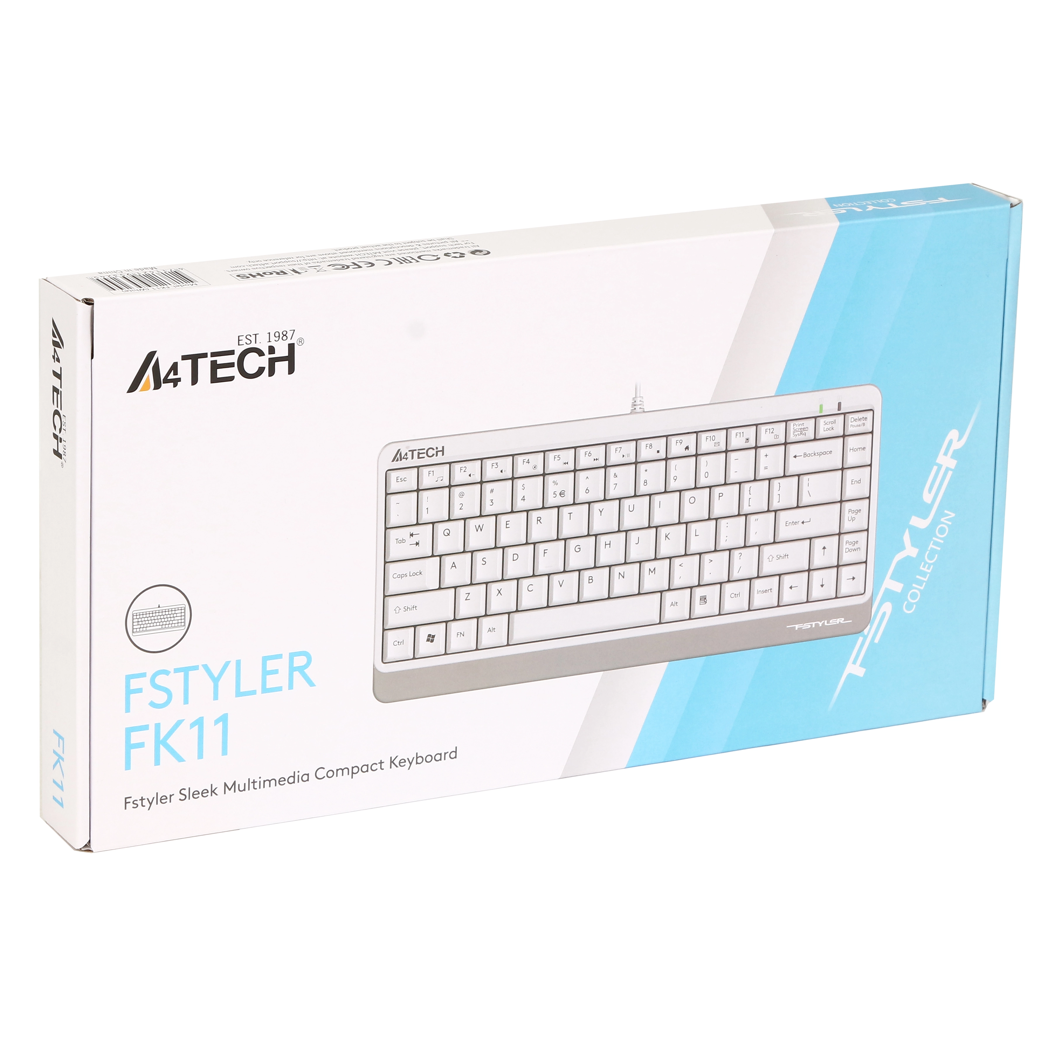 Клавиатура A4Tech Fstyler FK11, White – купить недорого с доставкой по Алматы и Казахстану фото 5