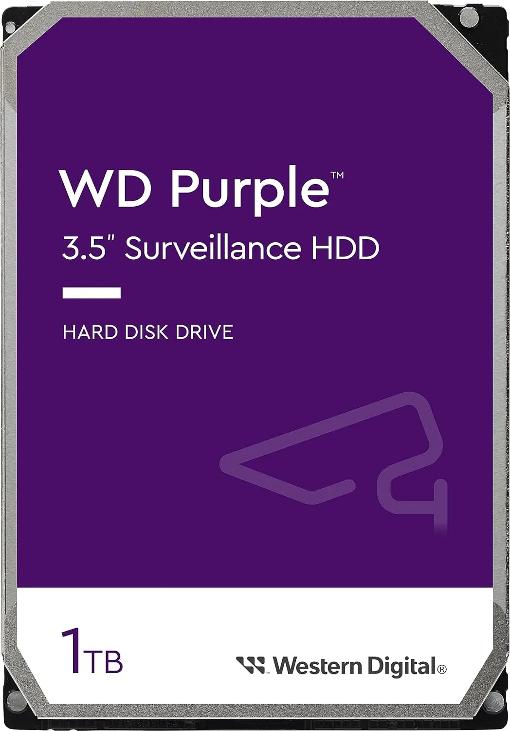 Жесткий диск для видеонаблюдения HDD  1Tb Western Digital Purple SATA 6Gb/s 64Mb 3,5" WD11PURZ – купить недорого с доставкой по Алматы и Казахстану