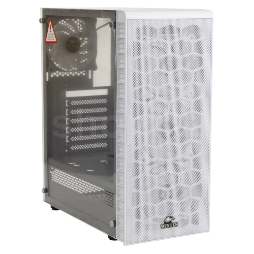 Корпус Wintek Energy JX188-11-M-W TG, Midi Tower, белый