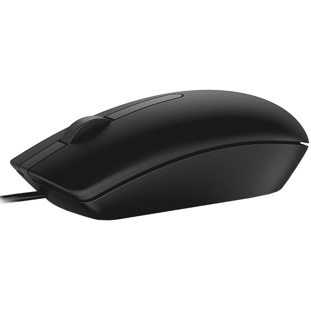 Мышь проводная Dell MS116, 3 кнопки, 1000 dpi, чёрная — купить в Казахстане | neom.kz
