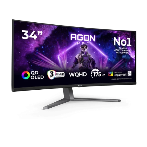 Монитор AOC AG346UCD 34" UWQHD QD OLED 175Hz (AG346UCD) — купить в Казахстане | neom.kz