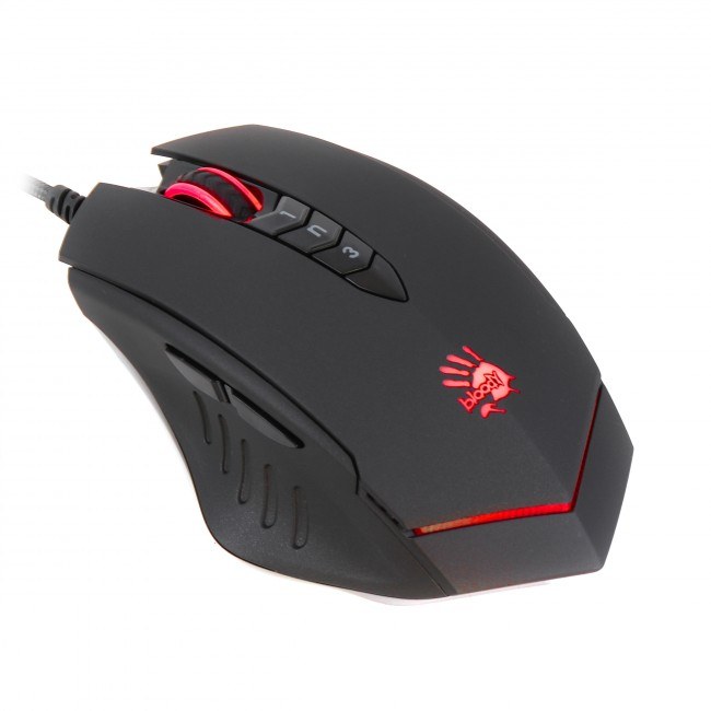 Мышь игровая проводная A4Tech Bloody V8M, 8 кнопок, 3200 dpi, чёрная — купить в Казахстане | neom.kz