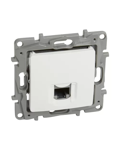 Розетка компьютерная RJ-45 Legrand Niloe 764571, 1 порт, кат.5e U/UTP, белый — купить в Казахстане | neom.kz