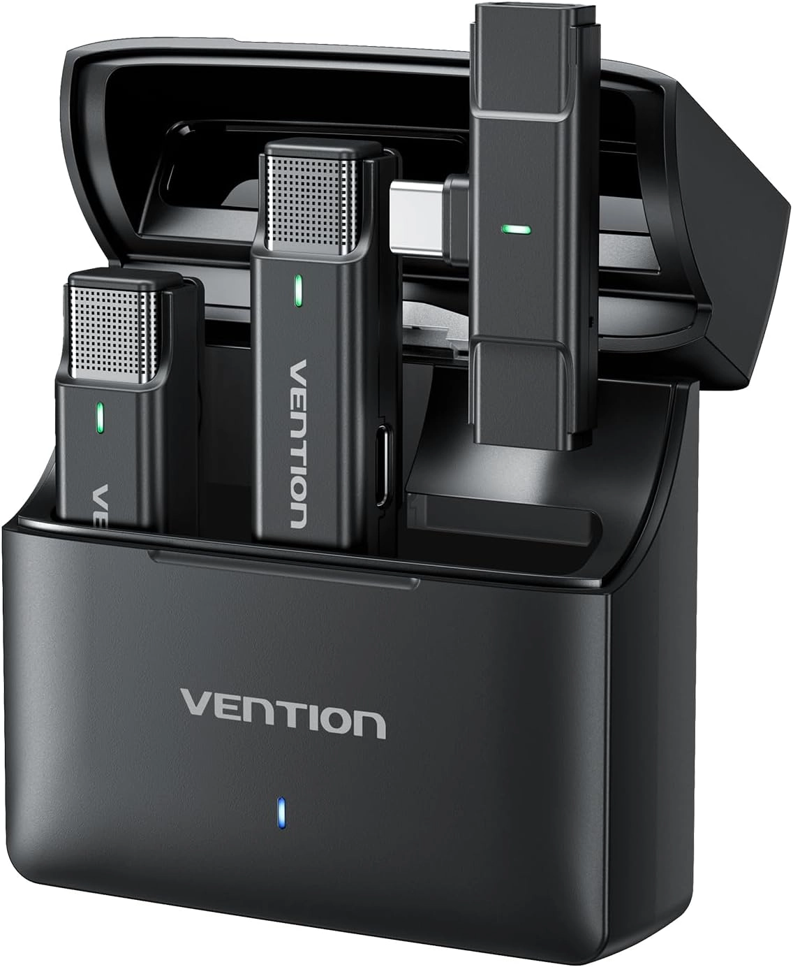 Петличный микрофон Vention NCAB0, беспроводной, чёрный