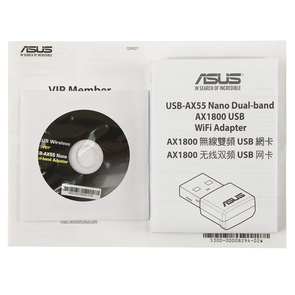 Сетевая карта Asus USB-AX55 Nano – купить недорого с доставкой по Алматы и Казахстану