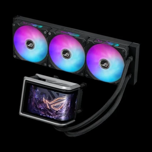 Система водяного охлаждения Asus ROG RYUO IV 360 ARGB AMOLED-display Black 360 мм — купить в Казахстане | neom.kz