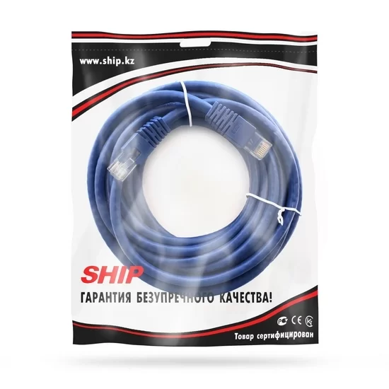 Патч Корд SHIP Cat.6 UTP LSZH RJ-45 10 м S6025BL1000-P – купить недорого с доставкой по Алматы и Казахстану