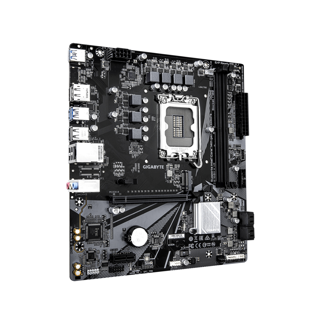 Материнская плата Gigabyte B760M H V2 фото 3