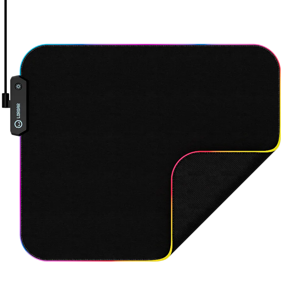 Lorgar Steller 913, Gaming mouse pad, High-speed surface, anti-slip rubber base, RGB backlight, USB connection, Lorgar WP Gameware support, size: 360mm x 300mm x 3mm, weight 0.250kg – купить недорого с доставкой по Алматы и Казахстану фото 4