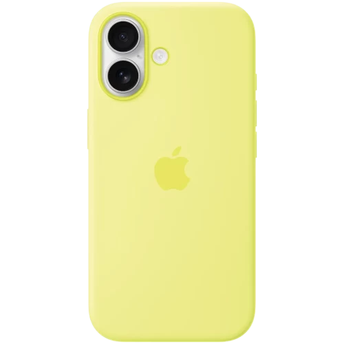 Чехол Apple iPhone 17 Silicone Case with MagSafe - Neon Yellow (A3558) — купить в Казахстане | neom.kz