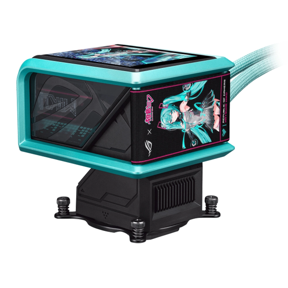Система водяного охлаждения Asus ROG RYUO IV 360 ARGB Hatsune Miku Edition, Black 360 мм – купить недорого с доставкой по Алматы и Казахстану фото 5