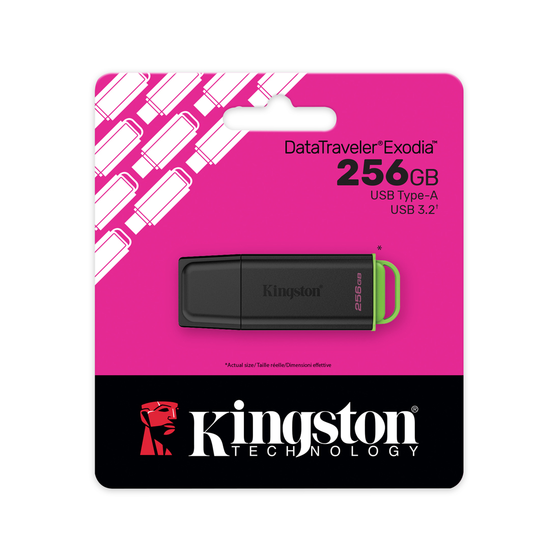 USB-накопитель Kingston DTXG2/256GB 256GB Чёрный/Зелёный – купить недорого с доставкой по Алматы и Казахстану