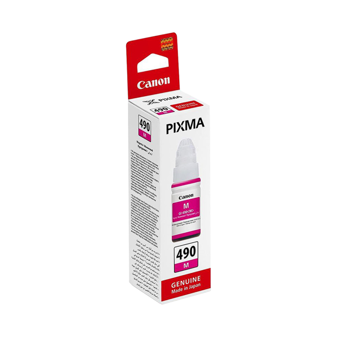Чернила Canon GI-490, Magenta (0665C001), для PIXMA G1400/PIXMA G2400/PIXMA G3400 – купить недорого с доставкой по Алматы и Казахстану