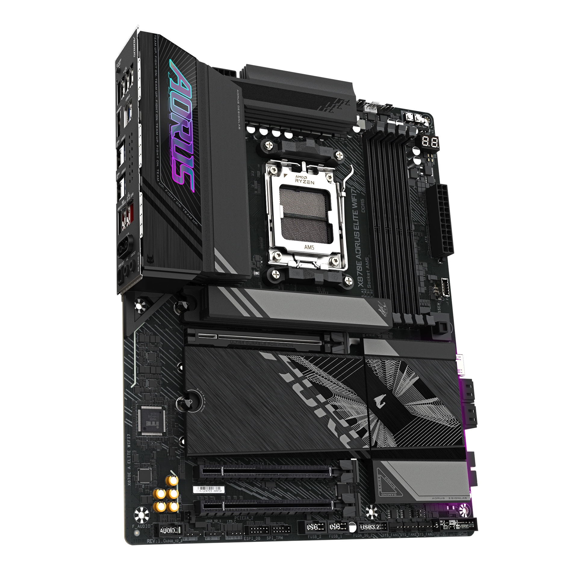 Материнская плата Gigabyte X870E AORUS ELITE WIFI7 AM5 X870E DDR5 ATX фото 2