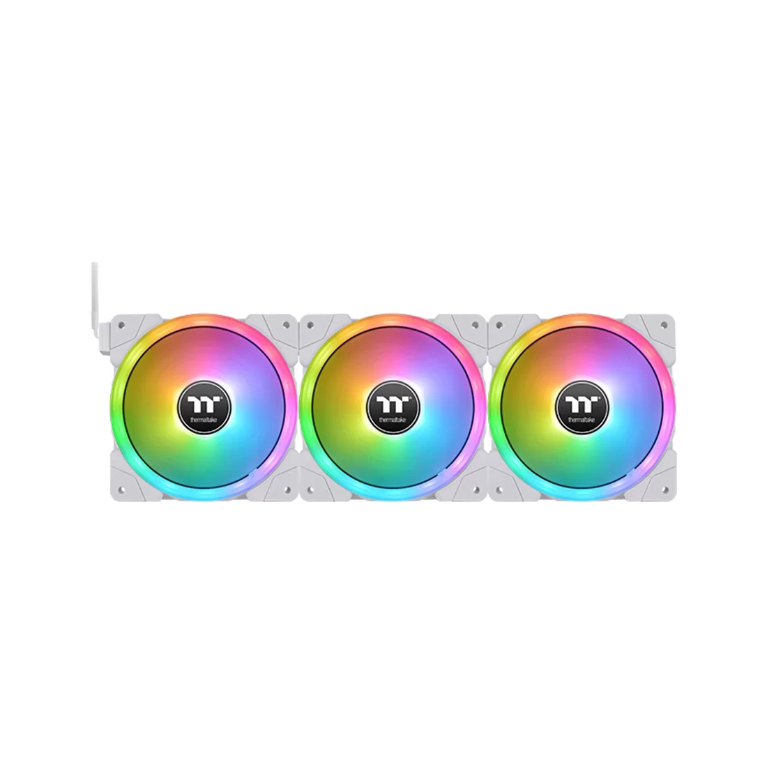 Кулер для компьютерного корпуса Thermaltake SWAFAN EX12 RGB PC Cooling Fan White (3-Fan Pack) – купить недорого с доставкой по Алматы и Казахстану фото 3
