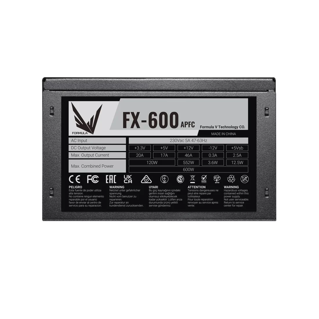 Блок питания Formula V FX-600 – купить недорого с доставкой по Алматы и Казахстану фото 3