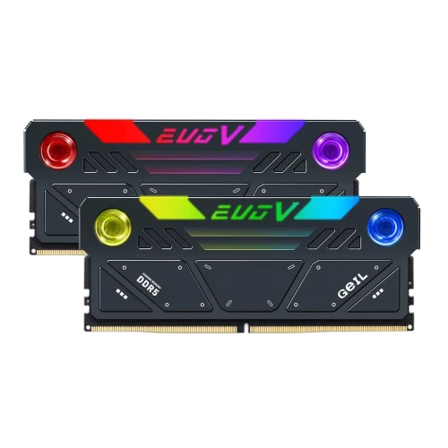 DDR-5 DIMM 32 GB 8000 MHz Geil EVO V RGB, 2x 16 GB Kit, Black, BOX — оперативная память RAM фото 2