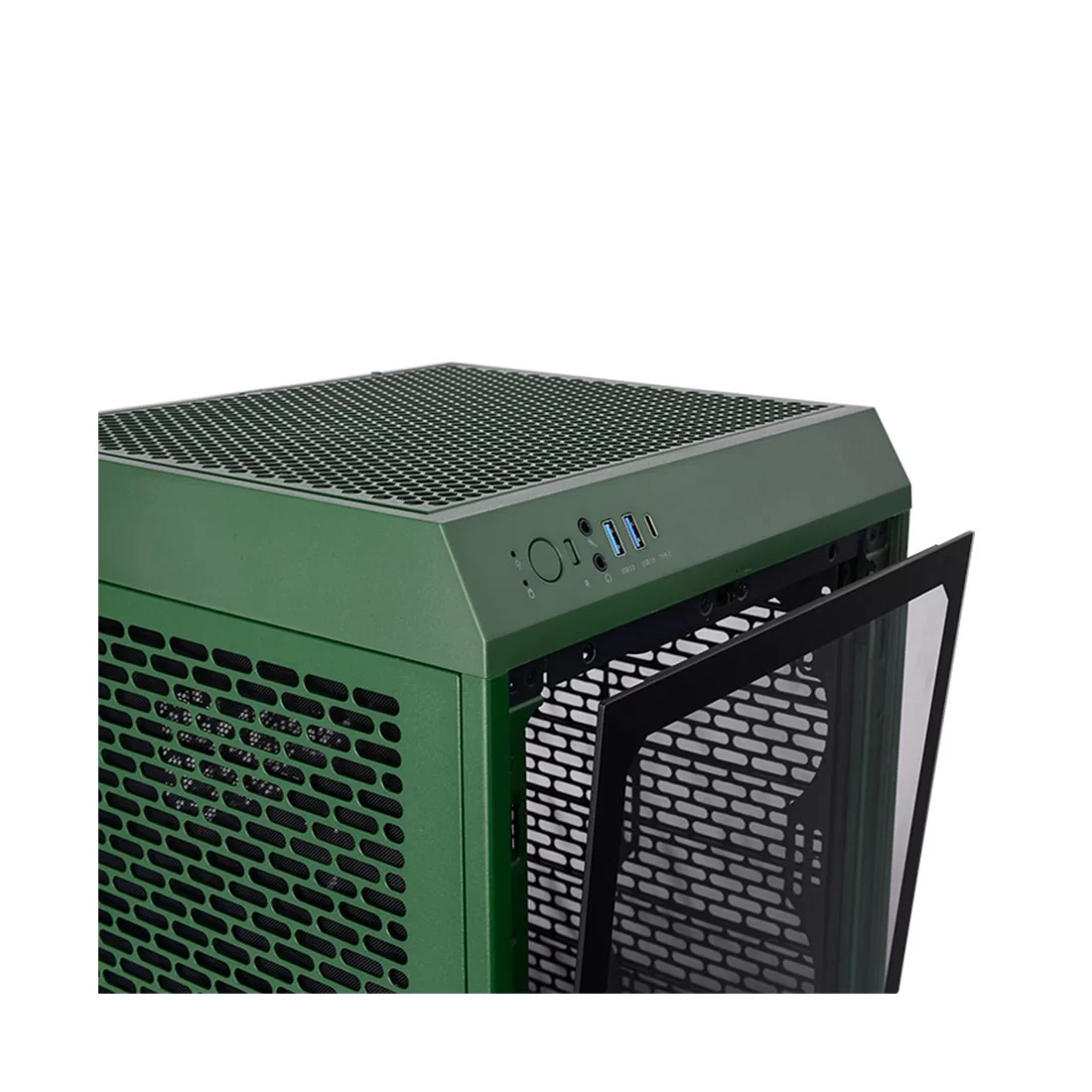 Корпус Thermaltake The Tower 200 Racing, Green фото 3