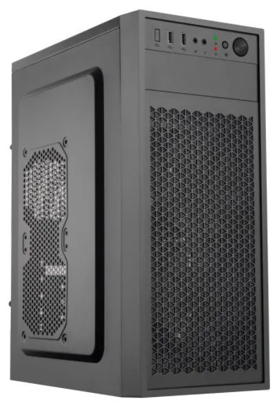 Корпус NOMAD NMD-C6013 ATX/mATX 1x3.5" 2x2.5" USB3.0х2 USB2.0х1 Черный, Без БП