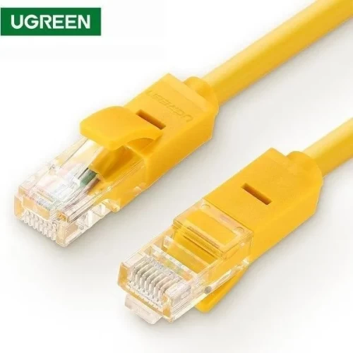 Патч-корд Ugreen 11231, U/UTP кат.5e, 2 м, жёлтый — купить в Казахстане | neom.kz