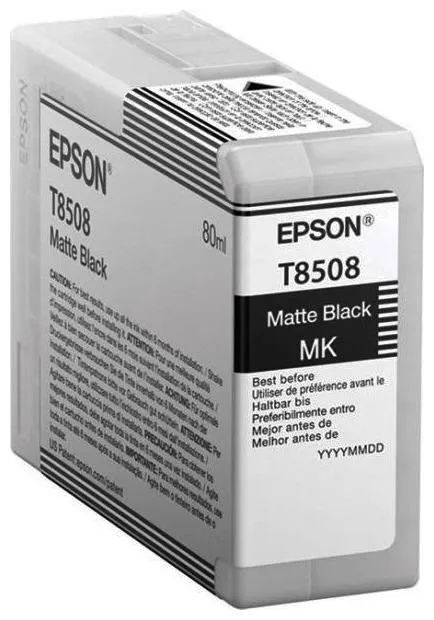 Струйный картридж Epson T850800 UltraChrome HD, Matte Black, 80 мл (C13T85080N) — купить в Казахстане | neom.kz