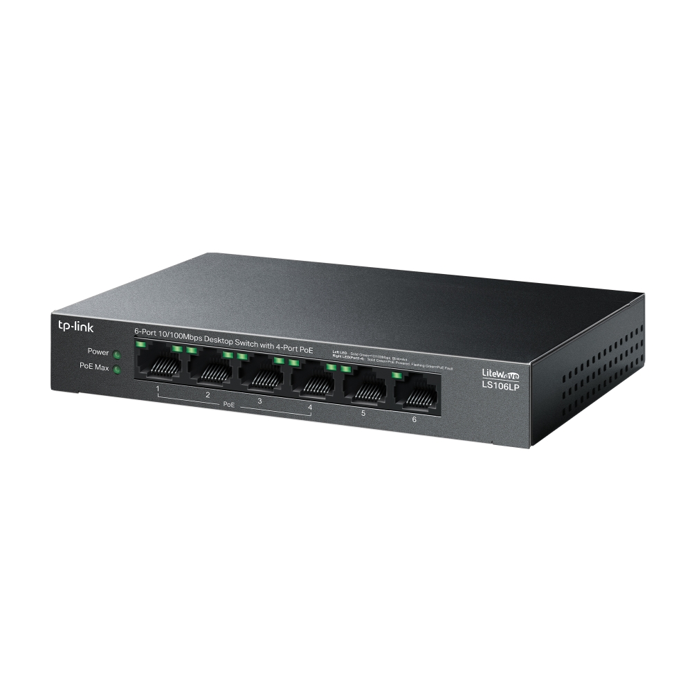 Коммутатор TP-Link LS106LP, PoE+