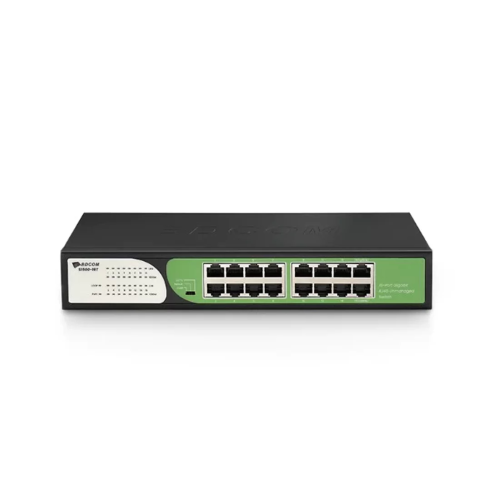 Коммутатор BDCOM S1500-16T, 16 портов 1 Гбит/с, неуправляемый — купить в Казахстане | neom.kz