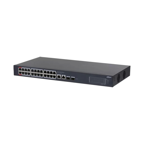 Коммутатор Dahua DH-CS4228-24GT-375, 26 портов 1 Гбит/с, PoE, управляемый L2 — купить в Казахстане | neom.kz
