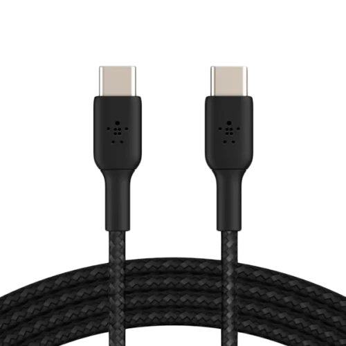 Кабель BELKIN USB-C to USB-C Cable Braided, 1M, Black — купить в Казахстане | neom.kz