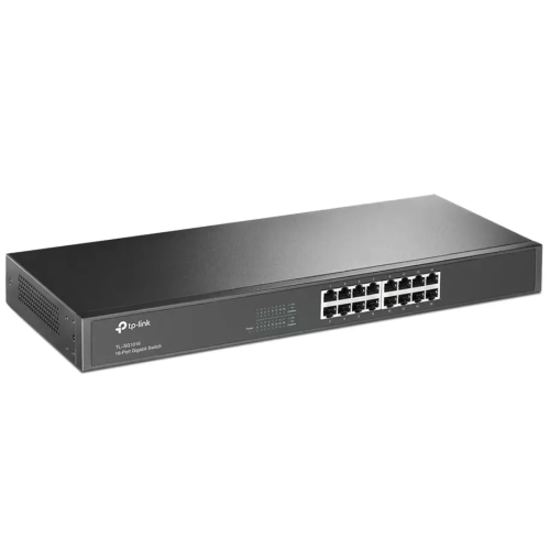 Коммутатор TP-Link TL-SG1016, 16 портов 1 Гбит/с, неуправляемый — купить в Казахстане | neom.kz