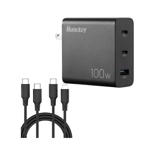 Зарядное устройство Huntkey 100W GaN Charger – купить недорого с доставкой по Алматы и Казахстану