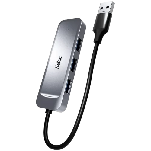 USB-хаб Netac WF11, подключение USB-A, 4 порта USB 3.0 — купить в Казахстане | neom.kz