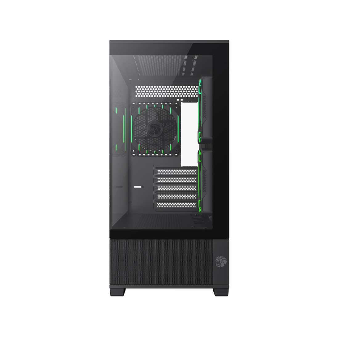 Корпус Gamemax VISTA 2 MB, Mini Tower, черный, без БП
