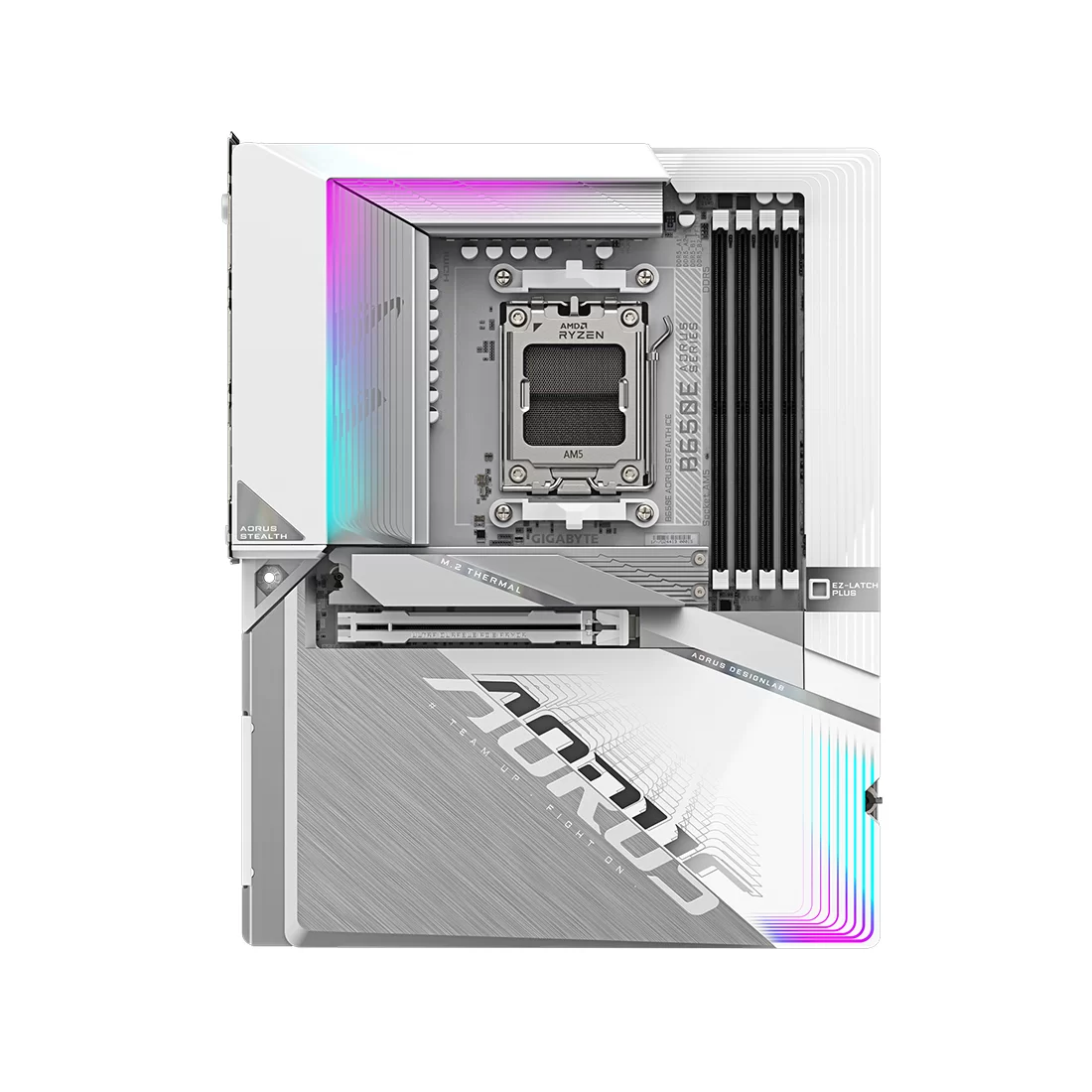 Материнская плата Gigabyte B650E A STEALTH ICE – купить недорого с доставкой по Алматы и Казахстану