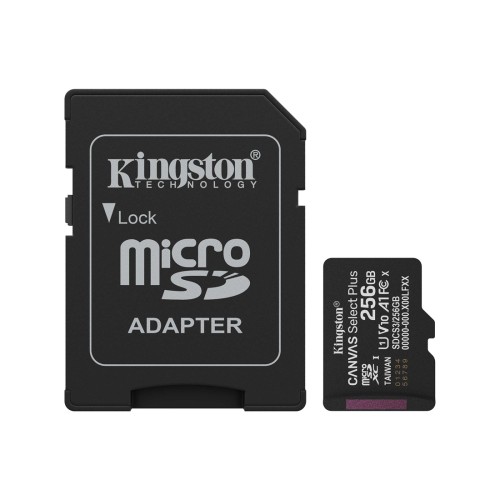 Карта памяти Kingston SDCS3/256GB Canvas Select Plus A1 U1 V10 256GB — купить в Казахстане | neom.kz