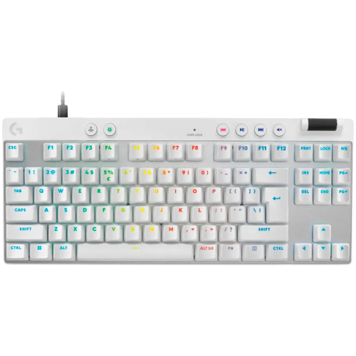 Клавиатура игровая проводная Logitech PRO X TKL Rapid, белая — купить в Казахстане | neom.kz