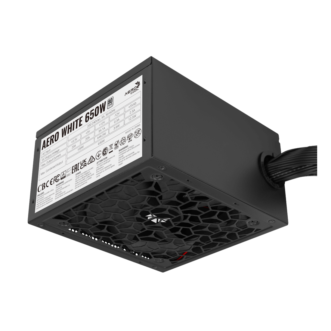 Блок питания Aerocool AERO WHITE 650W – купить недорого с доставкой по Алматы и Казахстану
