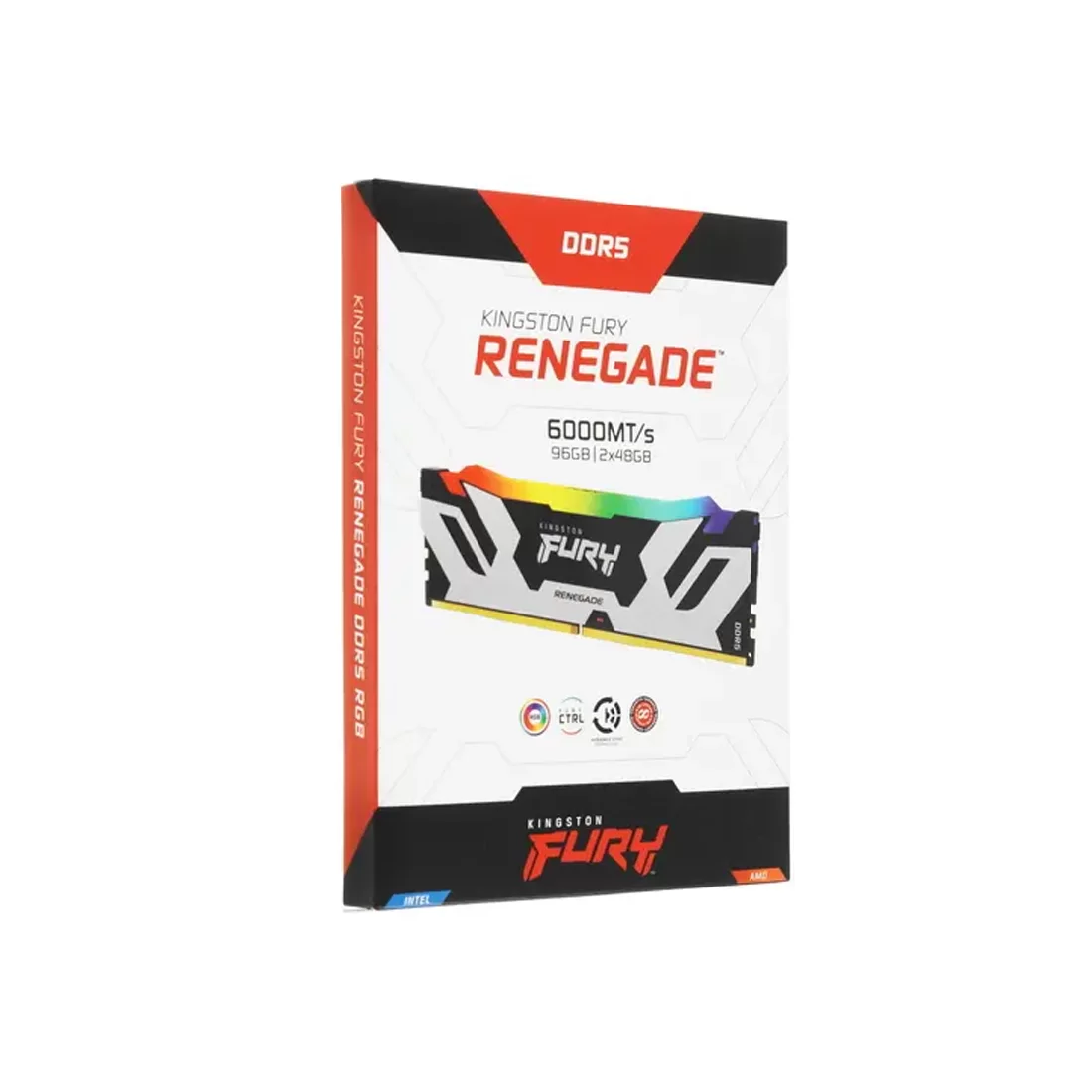 Комплект модулей памяти Kingston FURY Renegade RGB XMP KF560C32RSAK2-96 DDR5 96GB (Kit 2x48GB) 6000M – купить недорого с доставкой по Алматы и Казахстану