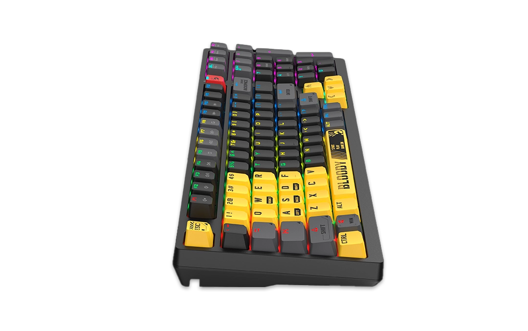 Клавиатура игровая механическая проводная A4Tech Bloody S98-Lime